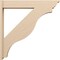 Ekena Millwork 7 1/2-in W x 44-in D x 44-in H Funston Trad Rough Cedar Woodgrain TimberThane Outlooker, Primed Tan OUTUR075X44X44FST04RCPR - alternate 6